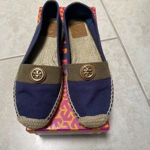Never worn - new TORY BURCH espadrilles size 7..